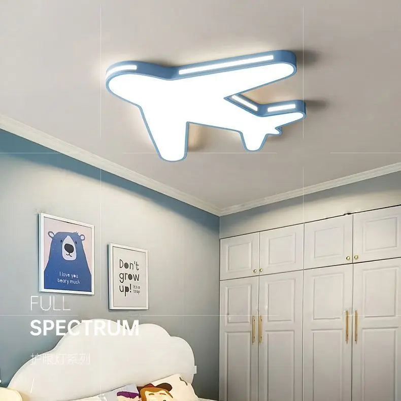 Cream Airplane Ceiling Lamp