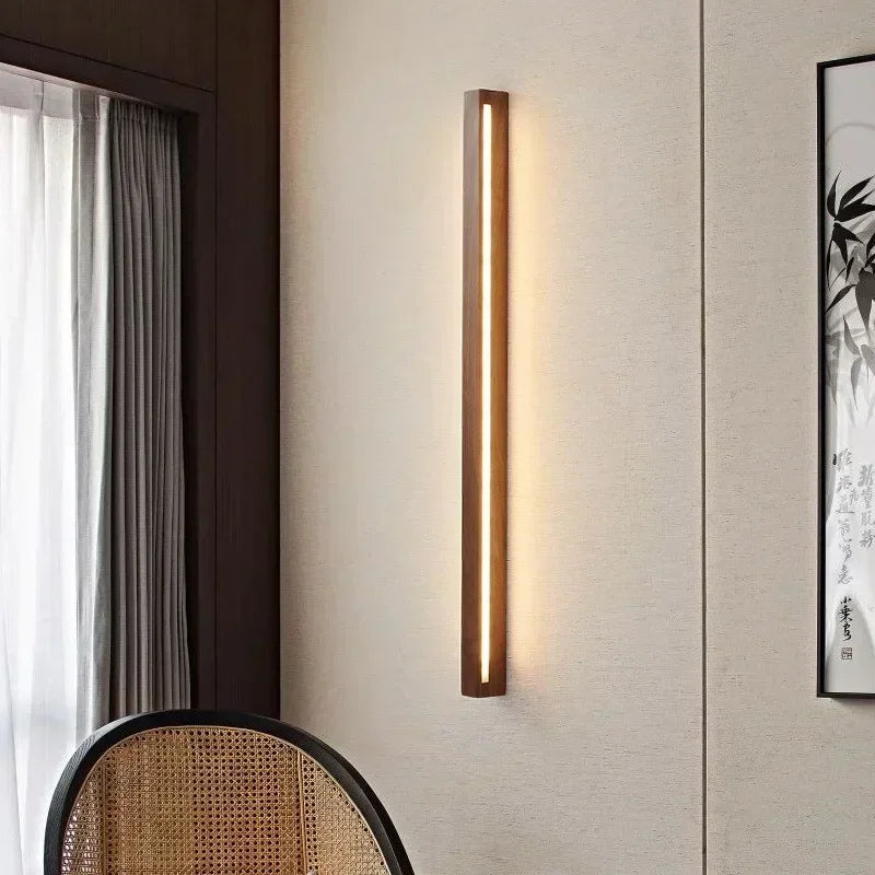 Wood Strip Wall Lamp