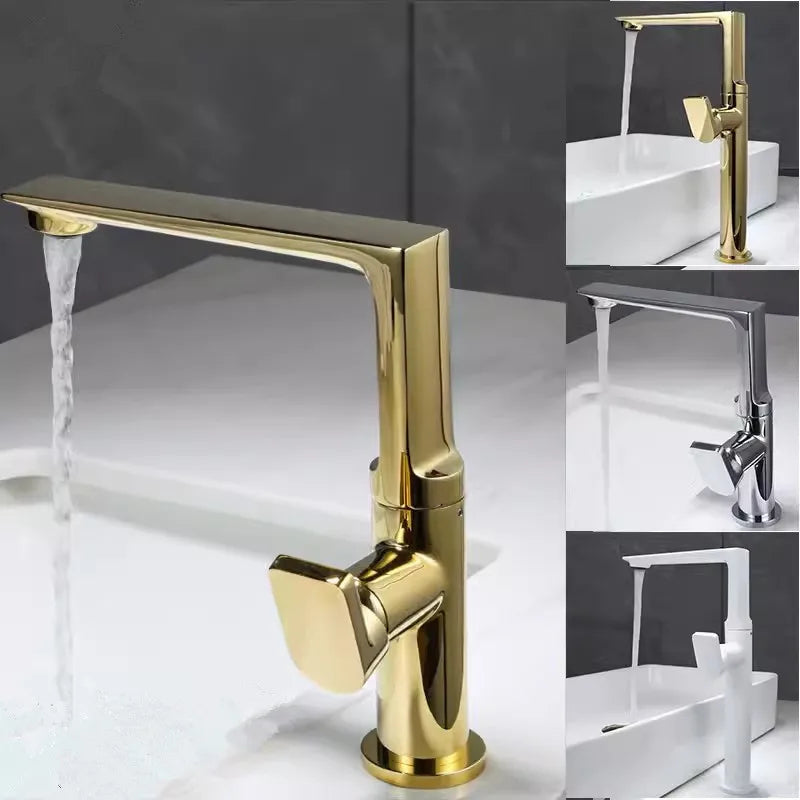 Gold Brass Mixer Faucet
