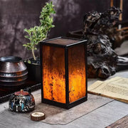 Amber Stone Candle Holder