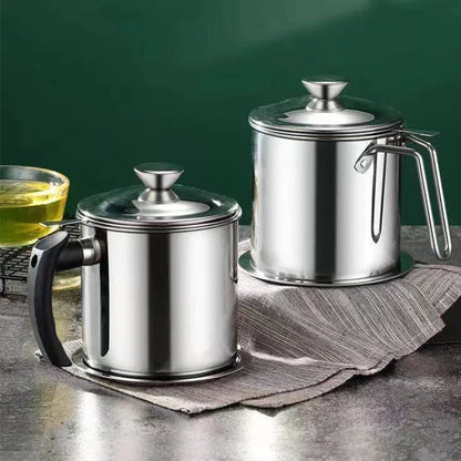 DecorBites™ Deep Fryer Pot with Strainer, Kitchen Cooking Tool for Frying Chicken and French Fries