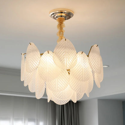 DecorBites™ French Luxury Cream Crystal Living Room Light Modern Simple Net Red