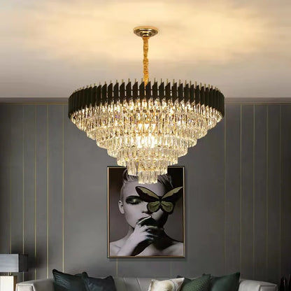 DecorBites™ High-end Luxury Crystal Ceiling Chandelier for Kitchen Dining Living Room