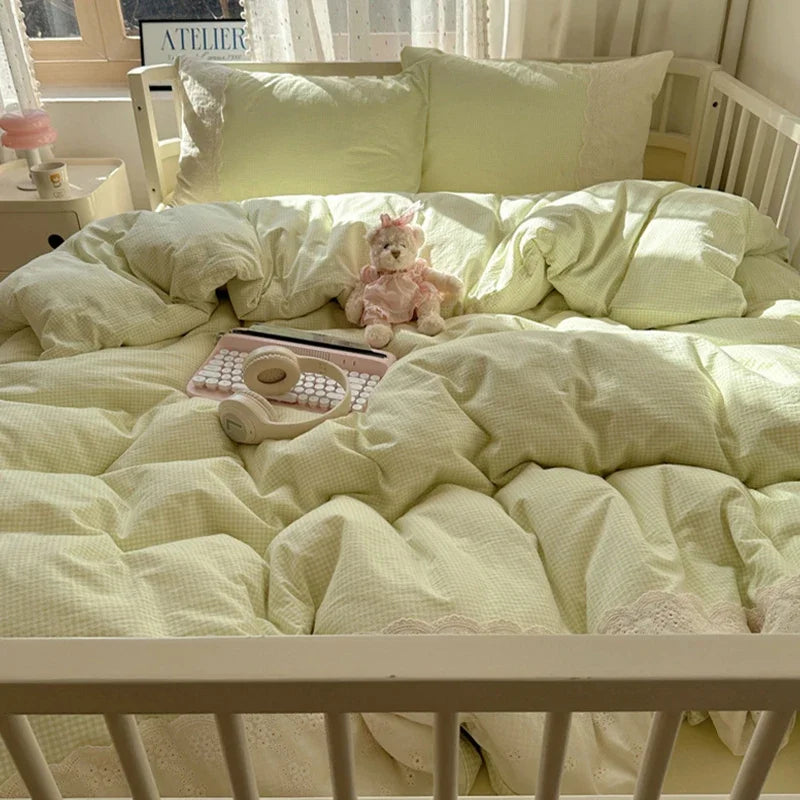 French Cotton Lace Bedding