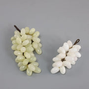 Green Jade Grape Sculpture