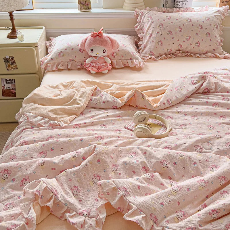 Cotton Patchwork Summer Quilt