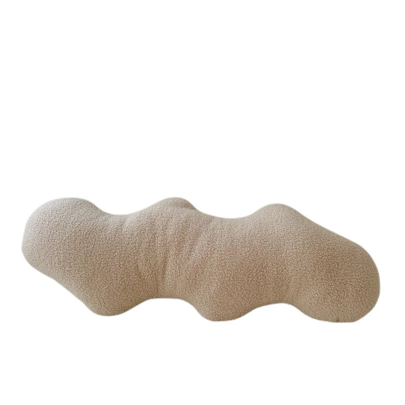 Grey Knotted Cushion Pillow