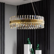 Crystal LED Ceiling Chandelier Oval 100cm
