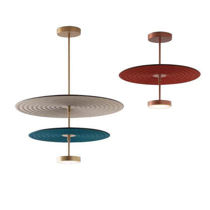 DecorBites™ Cotton Round LED Pendant Lights Green Red Art Decoration Offices Bedrooms