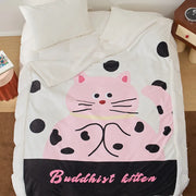 Lamb Fleece Printed Blanket