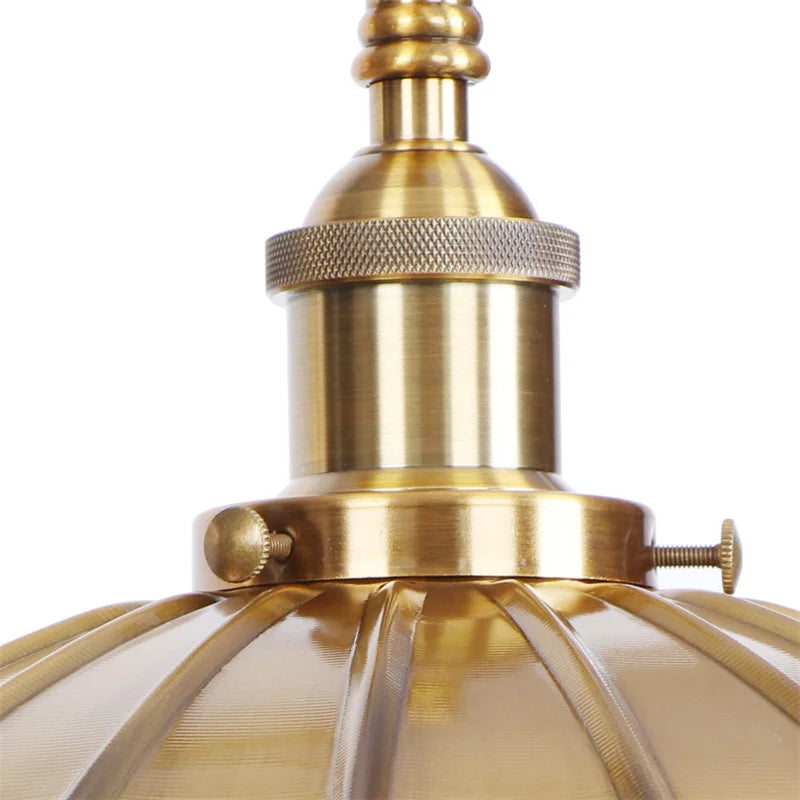 Gold Pull Chain Wall Lamp