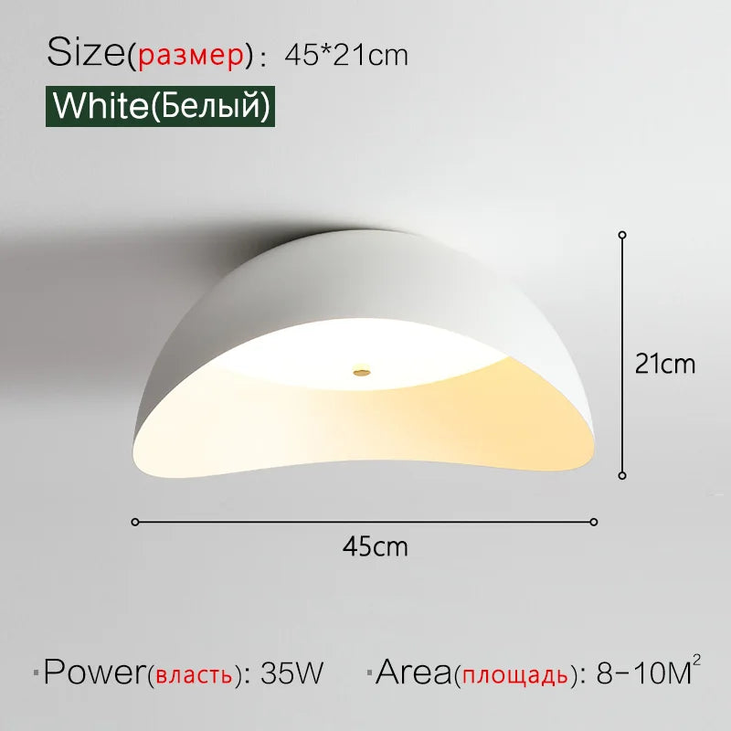 DecorBites™ Ingot Ceiling Lamp: Modern Minimalist Master Bedroom Study Room Art Lighting