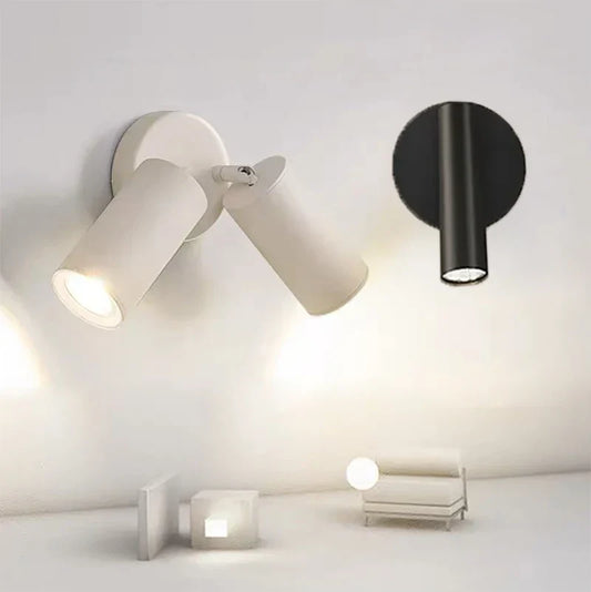 DecorBites™ Gold Aluminum LED Wall Lamp Rotatable for Bedroom Living Room Office