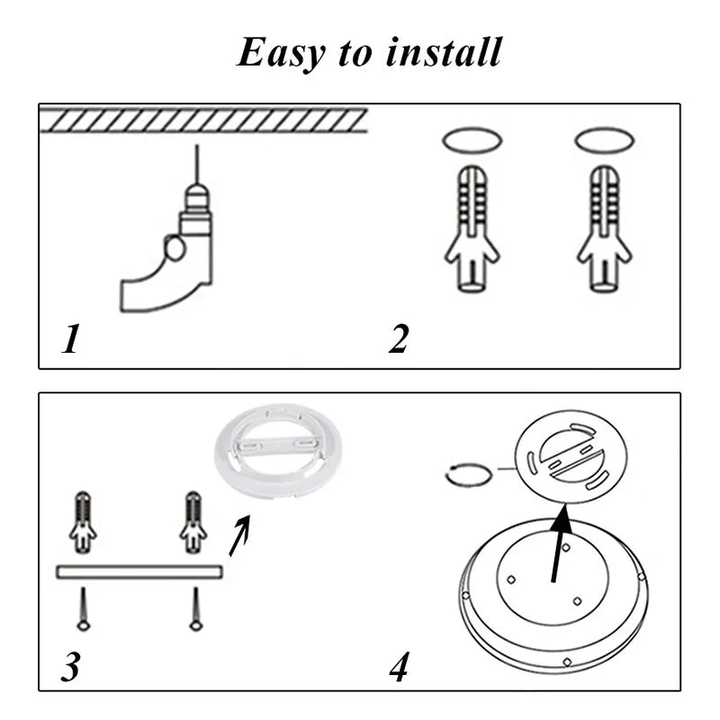 Panel LED Ceiling Chandelier