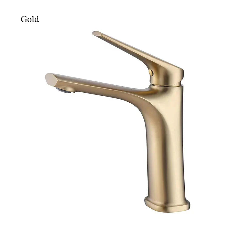 Chrome Black Sink Faucet