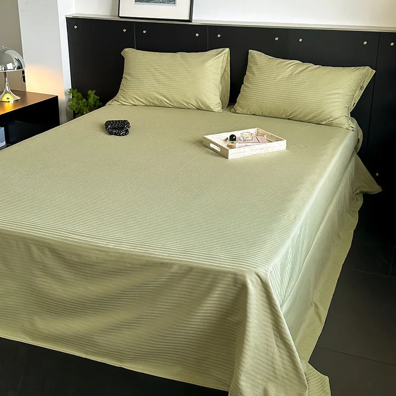Cotton Satin Bed Sheet Set