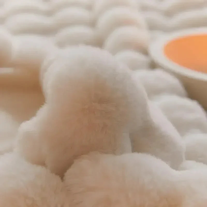 DecorBites™ Luxe Faux Fur Winter Blanket: Premium Warmth & Comfort for Bed or Sofa