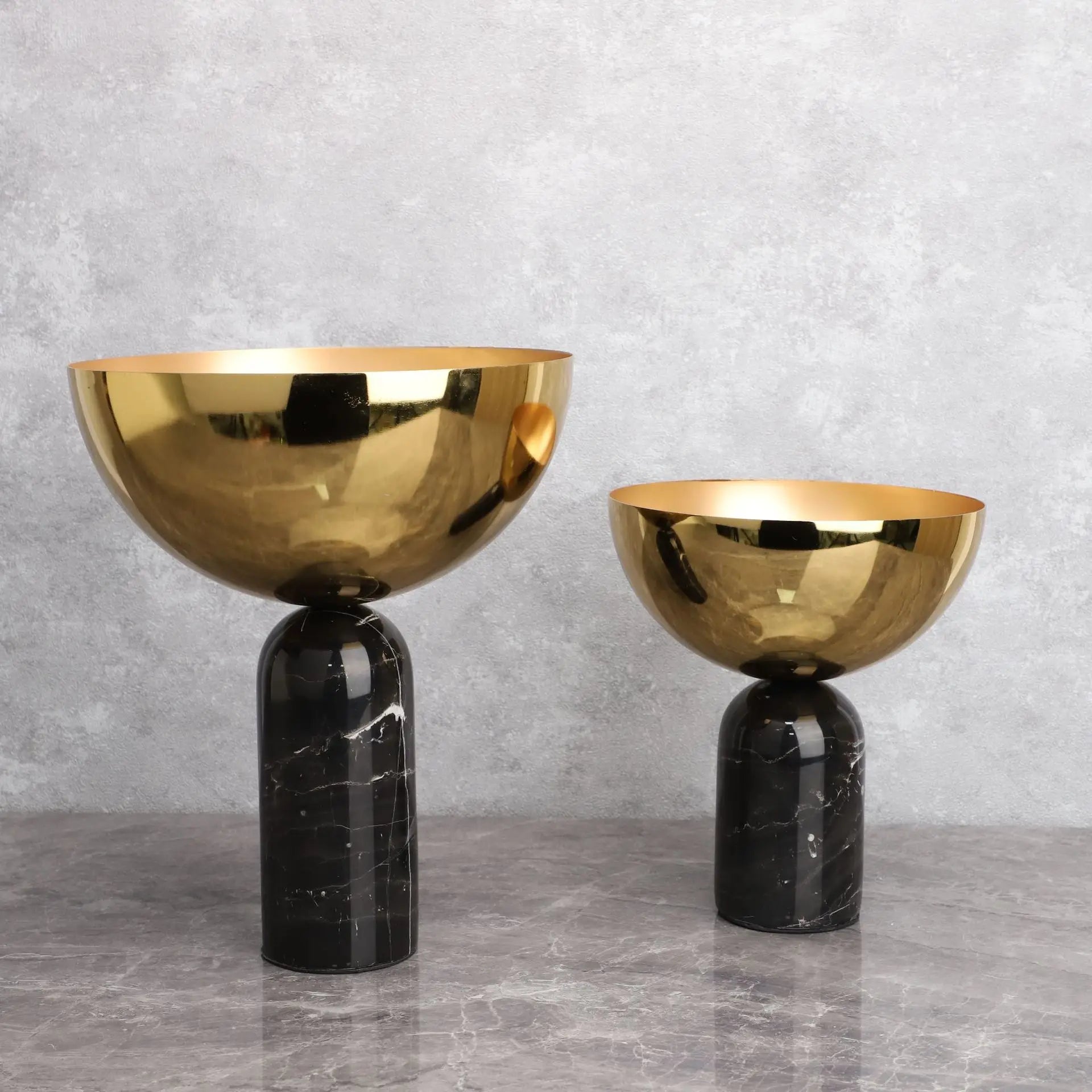 Gold Marble Fruit Bowl