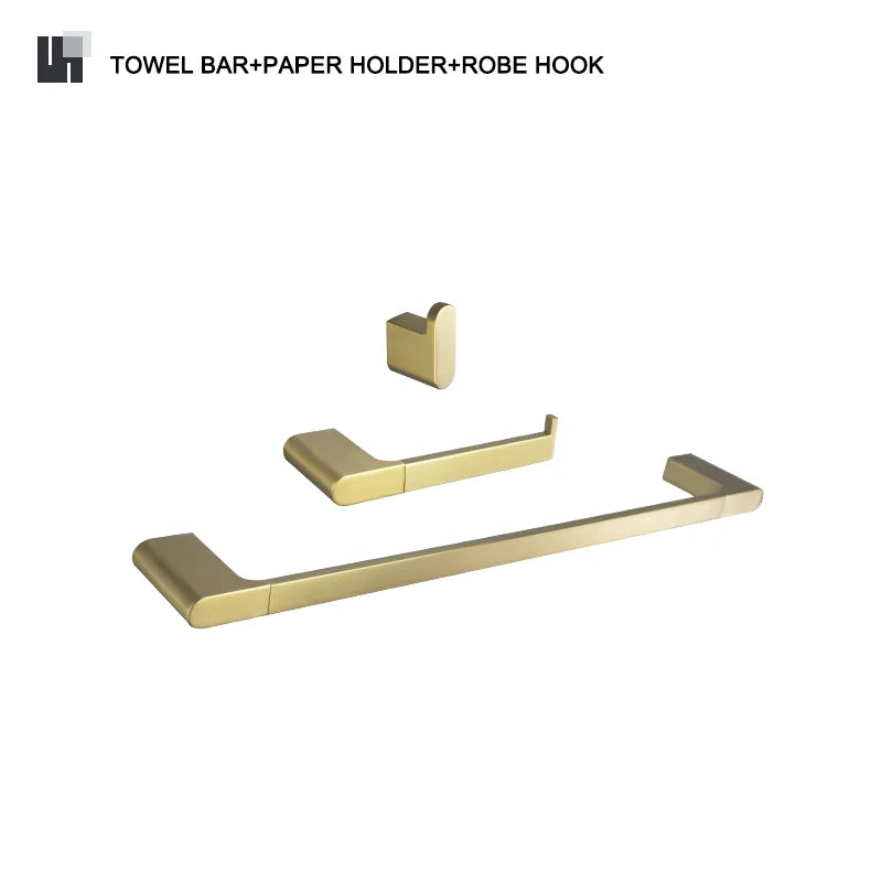 Gold Stainless Bath Set