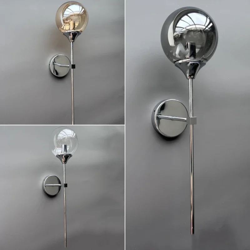Round Glass Wall Sconce
