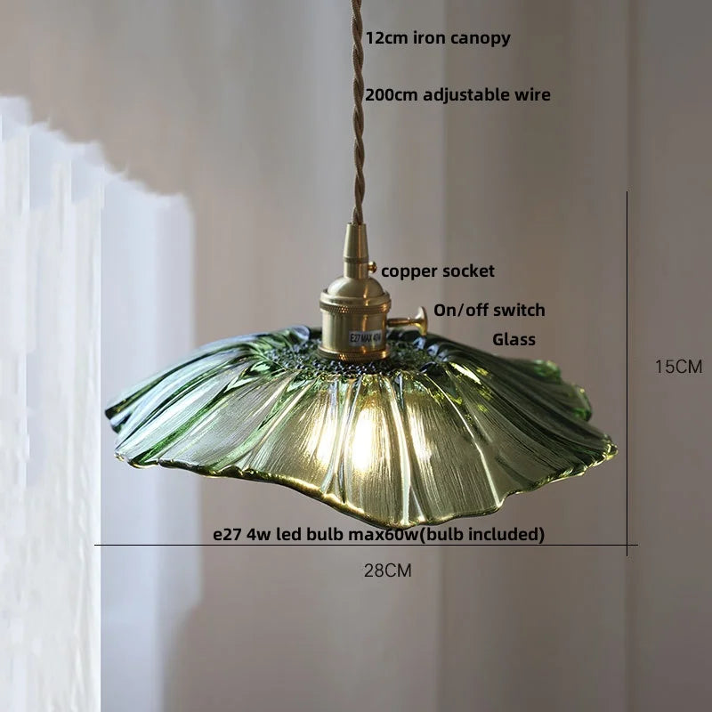 DecorBites™ Ice Cube Glass LED Pendant Light Modern Home Decor Hanging Lamp