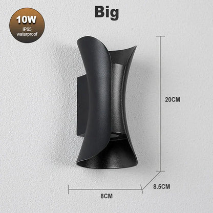 DecorBites™ LED Waterproof Wall Lamp 10W Modern Luxury Indoor Outdoor Sconce Light