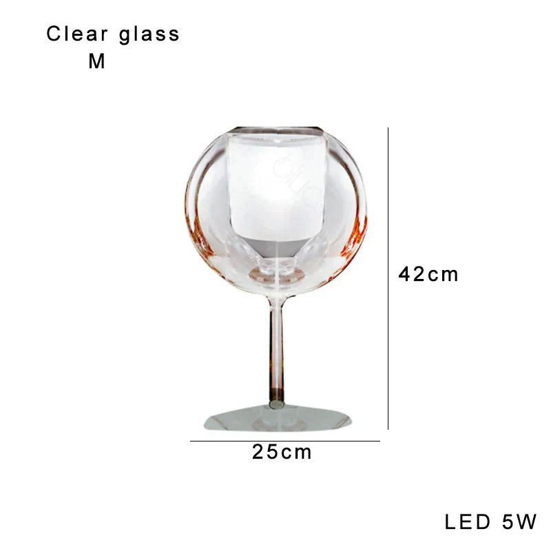DecorBites™ Glass Gold Table Lamp: Luxury Designer Desk Light for Elegant Living Spaces