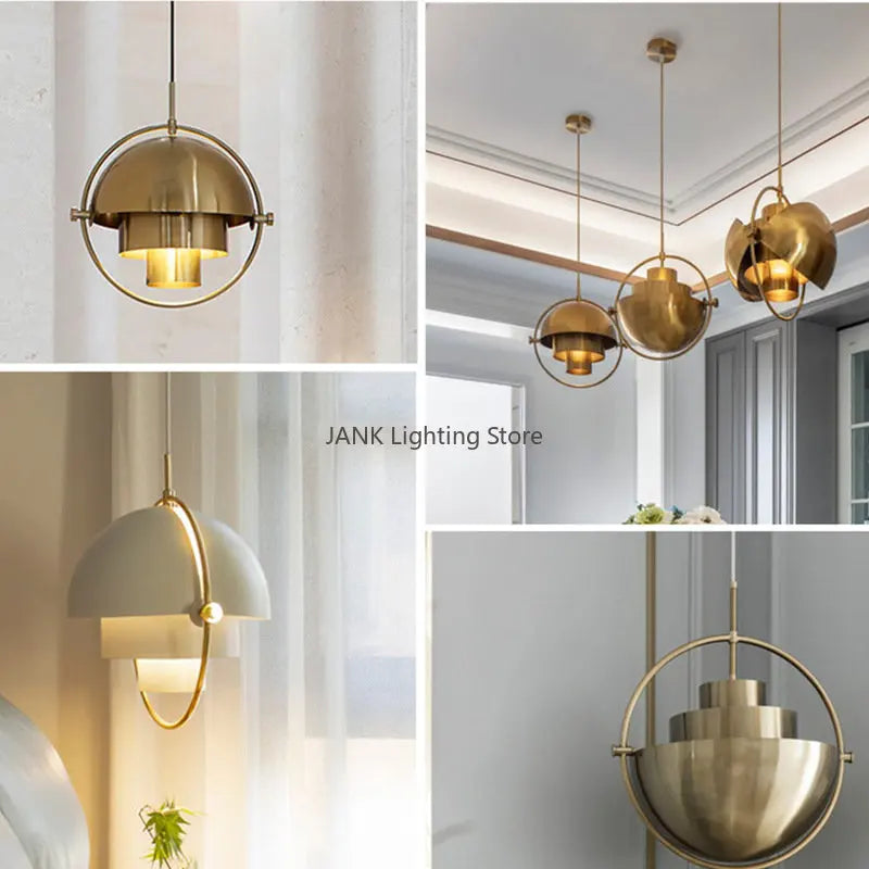DecorBites™ Iron Deformable Pendant Lamp for Home Decor LED Lighting