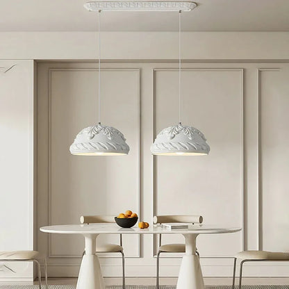 DecorBites™ French Cream Style LED Chandelier for Restaurant Bar and Kitchen