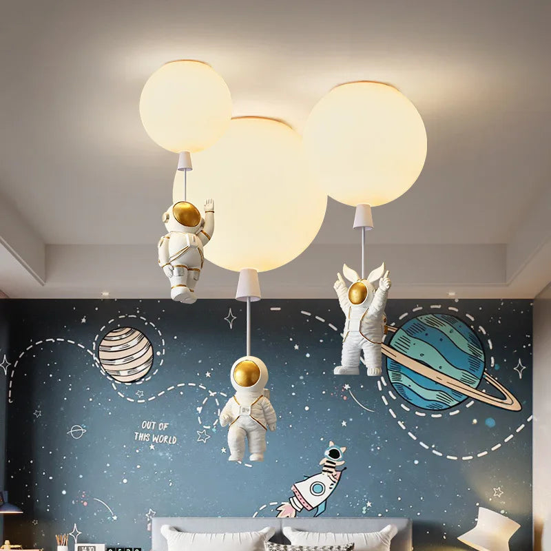 Glass Astronaut Pendant Light