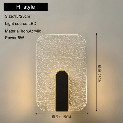 DecorBites™ LED Wall Lamp 5W Modern Nordic Sconce Lights for Bedroom Living Room