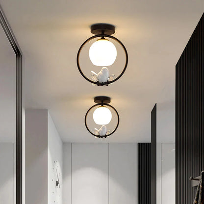 DecorBites™ Bird Ceiling Light Fixture for Corridor Entrance, Cloakroom, Bar, Balcony