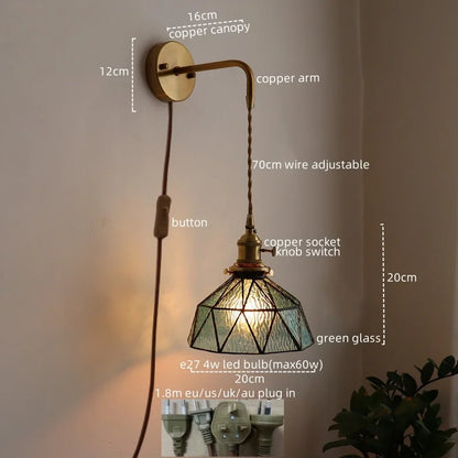 DecorBites™ LED Wall Lamps: Nordic Modern Style for Bedroom, Bathroom, Restaurant with Pull Chain Switch