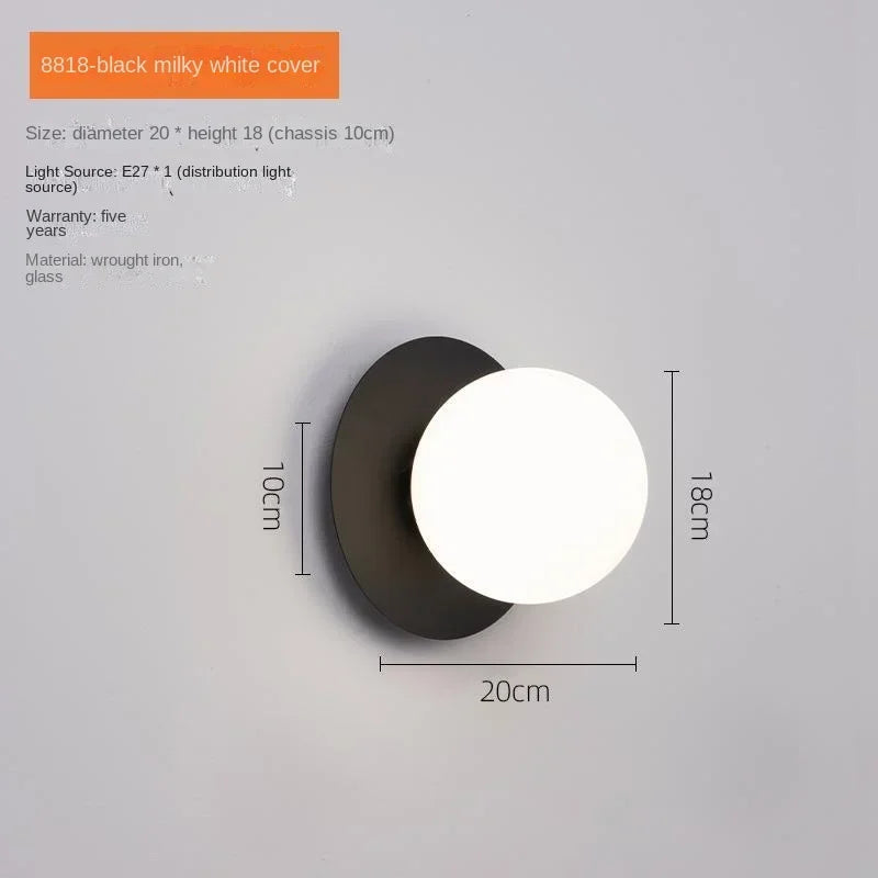 DecorBites™ LED Wall Lamp with G9 9W Bulb - Gold/Black Wall Sconce for Bedroom, Living Room
