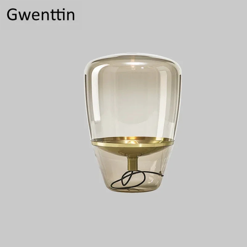 DecorBites™ Glass Balloons LED Table Lamp for Home Decor and Bedroom Lighting