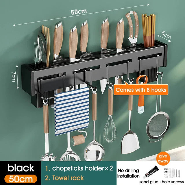 Metal Wall Knife Rack