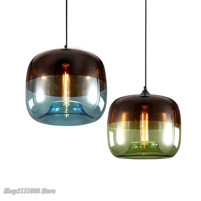 DecorBites™ Apple Glass Pendant Lights Kitchen