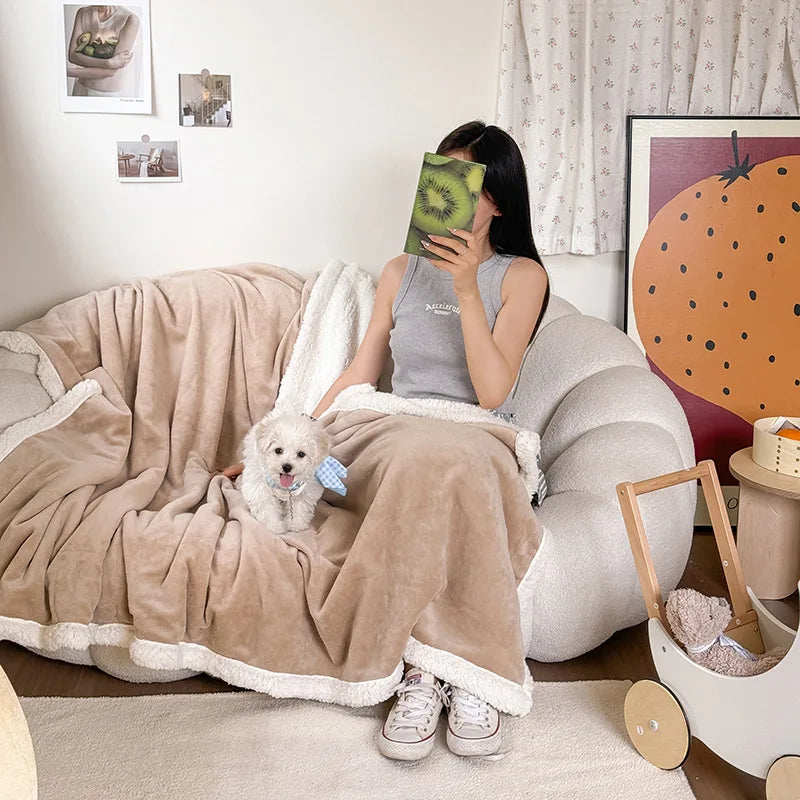 Lamb Wool Multi-Purpose Blanket