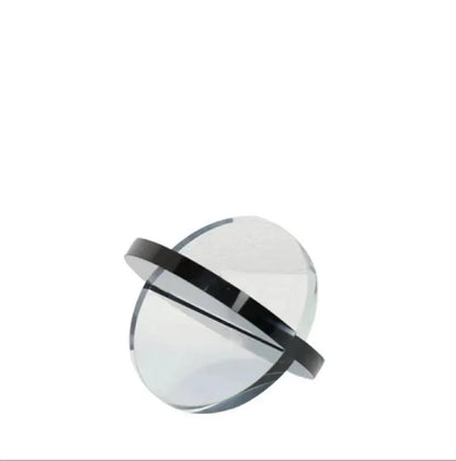 DecorBites™ Intersect Glass Ball Semicircle Decoration - Transparent Geometric Home Decor