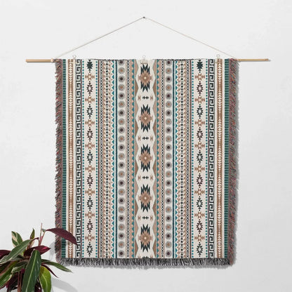DecorBites™ Cozy Nordic Camping Blanket and Sofa Cover – Boho Outdoor Line Blanket for Home and Hotel Decor