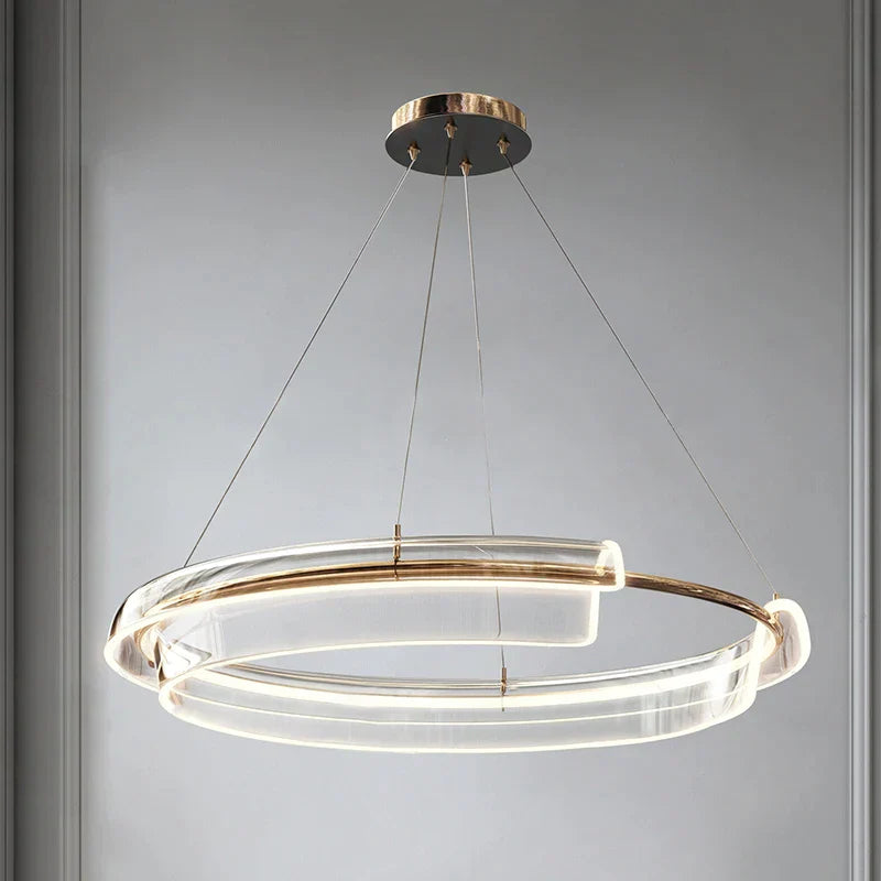 DecorBites™ Italian Minimalist Chandelier for Living Room, Bedroom, and Dining Room