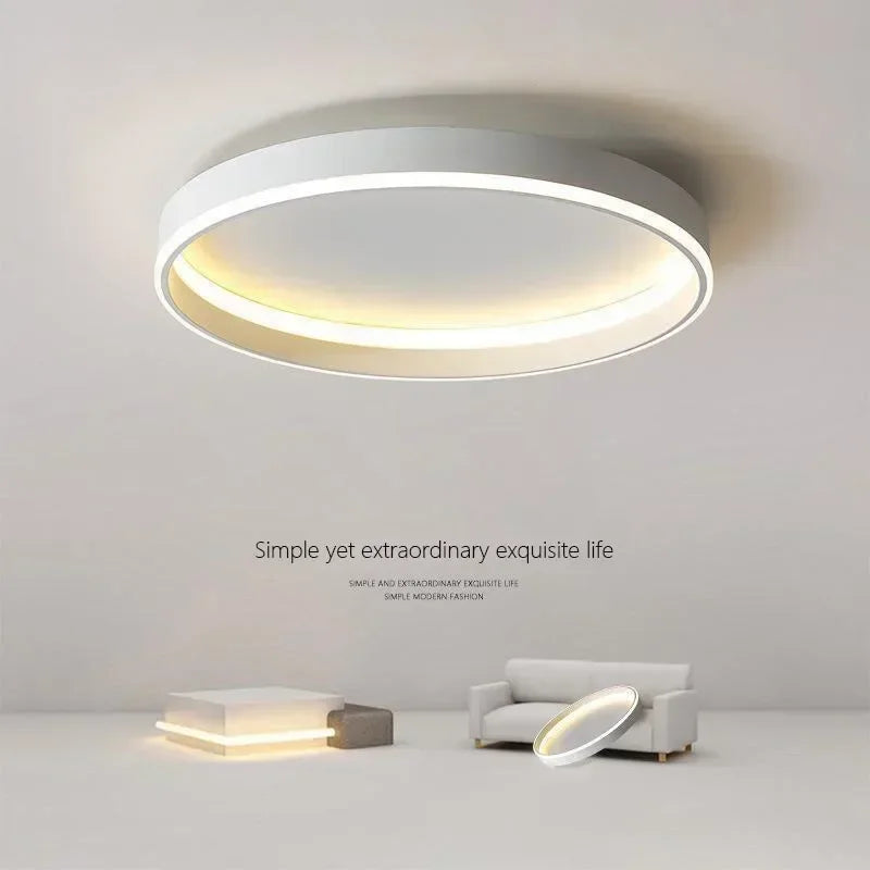 DecorBites™ Geometric LED Ceiling Lamp Chandelier for Living Dining Room Study Bedroom Aisle Balcony
