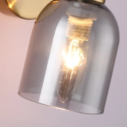 DecorBites™ Glass Shade Wall Lamp: Modern Minimalist Art Lighting for Bedroom, Corridor, Staircase