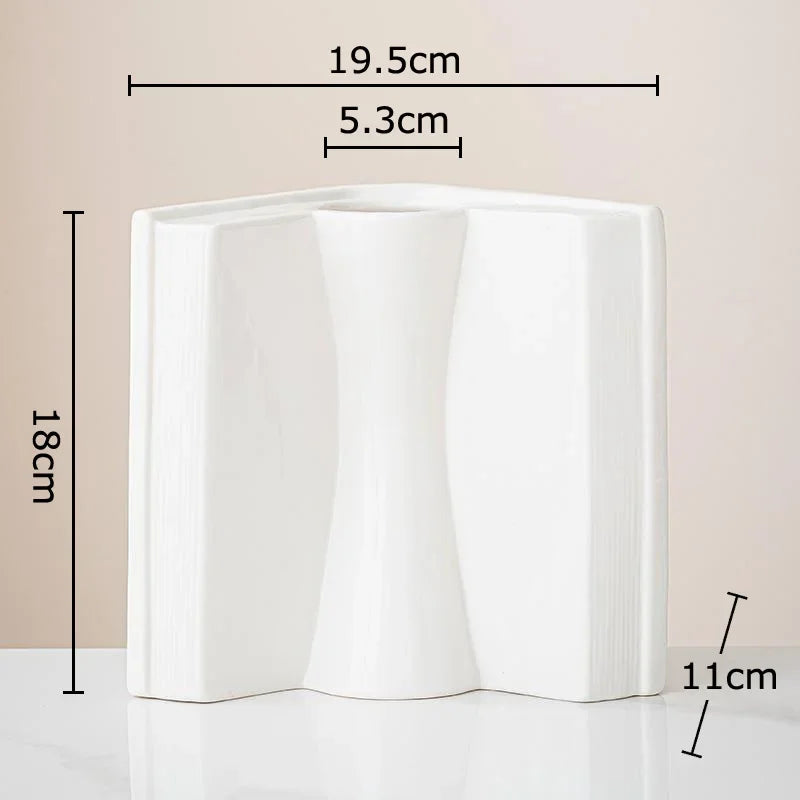 DecorBites™ Creative Flowers Desk Decoration Vase | Artificial Floral Decor for Aesthetic Rooms