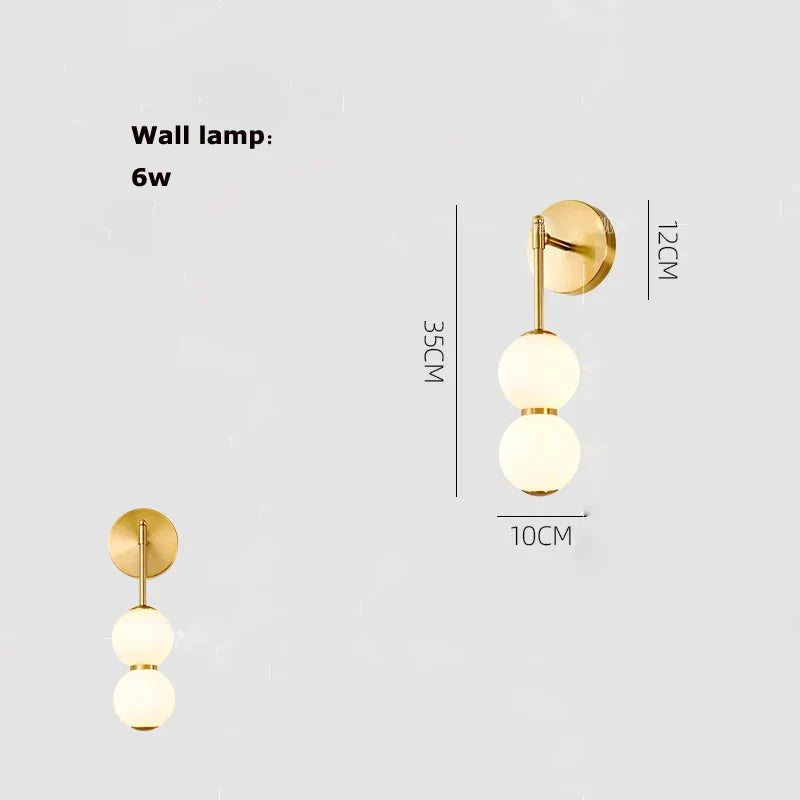 DecorBites™ LED Fancy Necklace Wall Lamp for Bedside & Living Room