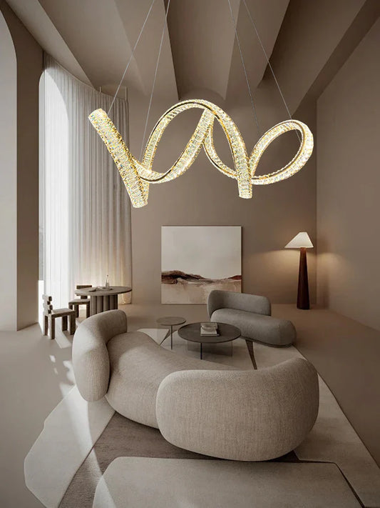 DecorBites™ Elegant Crystal Chandelier for Luxury Home Decoration