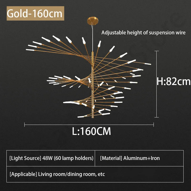 Luxury Firework Pendant Light