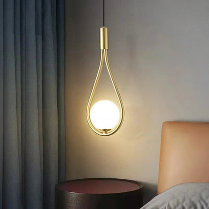 DecorBites™ Glass Ball Pendant Lamps for Home Kitchen Bar Decor & Wall Sconce