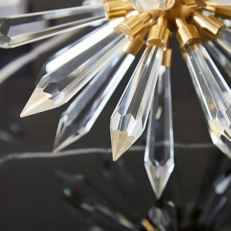 DecorBites™ Crystal Ball Acanthosphere Metal Handcrafted Flower Home Decoration