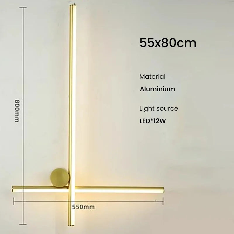 DecorBites™ LED Linear Ceiling Chandelier Italian Designer Luxury Dining Room Chandelier